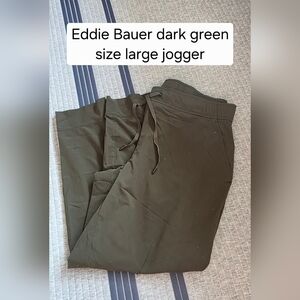 Eddie Bauer Olive Womens Jogger Pants